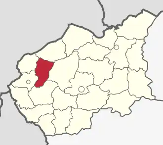 Едвабновский район на карте