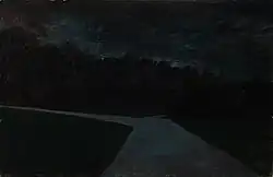 «Последняя ночь августа», орг/акр, 76х112, 2017