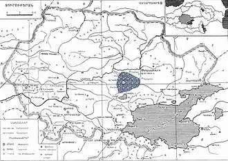 Кор на карте