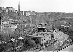 Один из районов города (видны Красный мост и Эриванская крепость), 1911 год]