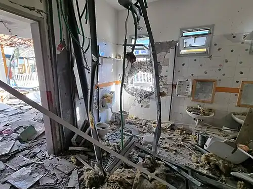 Детсад в Беэри после резни