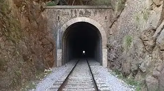 Горный туннель в Аммале