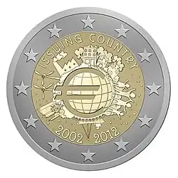 €2 — Австрия, 2012