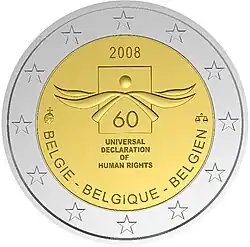 €2 — Бельгия 2008