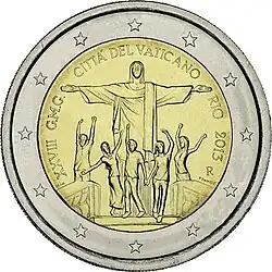 €2 — Ватикан 2013