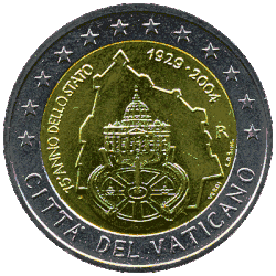 €2 — Ватикан 2004