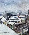 Крыши Парижа, увиденные с Монмартра ( 1895), Альби, музей Тулуз-Лотрека