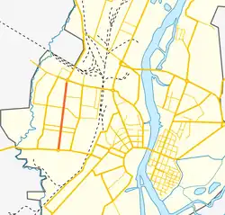 На карте города