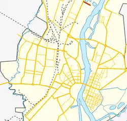 На карте города