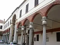 «Аркада Браманте». 1480-е гг. Церковь Сант-Амброджо, Милан