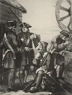 Фузилёры пехотных полков, с 1700 по 1720 год.