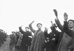 Артур Сирк и руководство вапсов на мероприятии вапсов в Тарту, прим. 1933 г.