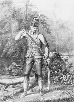 Обер-офицер полка, с 1763 по 1776 год.