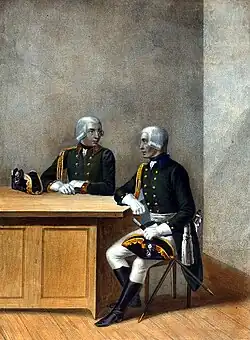 Унтер-Офицеры 17-го и 18-го Егерских полков. 1797-1801 гг.