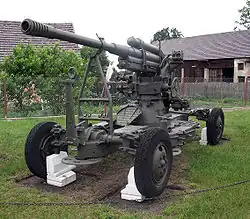 52-К. Любский военный музей, 2007 год. Ствол состоит из кожуха и свободной трубы.