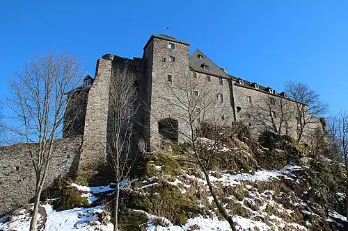Вид замка с западной стороны