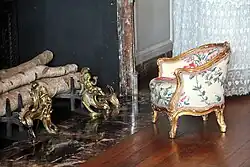 Кресло в стиле Людовика XV. Сер. XVIII в. Дворец Во-ле-Виконт