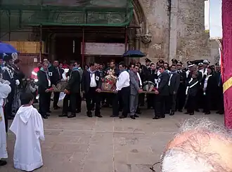 Процессия со статуями трёх мучеников, Сардиния