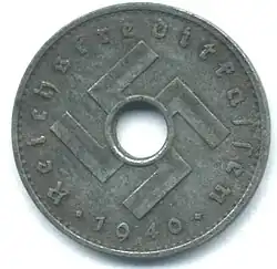 10 рейхспфеннигов, 1940 год