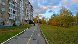 вид на восток от Пушкинской улицы