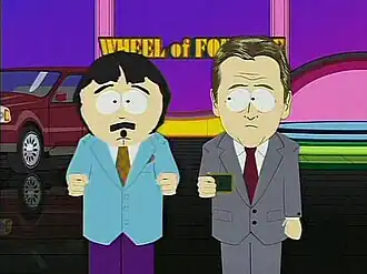 Рэнди отвечает в «Колесе фортуны».