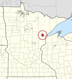 Фонд-дю-Лак на карте