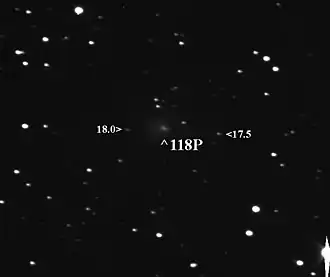 Комета на расстоянии 2,0 а. е. от Солнца