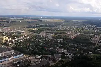 Вид на Пеэтри с воздуха