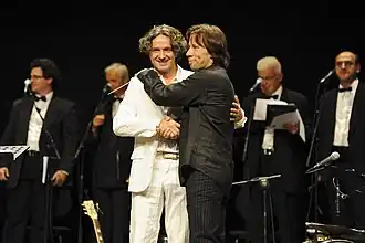 Кристьян Ярви и Горан Брегович на концерте в Милане