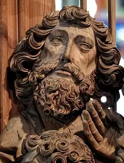 Голова апостола. Деталь алтаря Святой Марии. 1505—1510. Креглинген, Баден-Вюртенберг