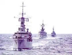 На учениях на Балтике