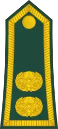 Погон старшего полковника (Colonel Major) Королевских сухопутных войск Марокко.