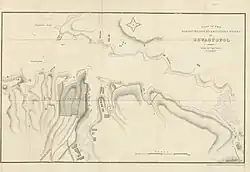 Крепость Севастополь на плане 1839 года