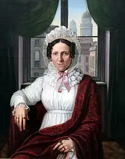 Й. Э. Хуммель. Портрет Луизы Милы. 1815. Холст, масло. Старая национальная галерея, Берлин