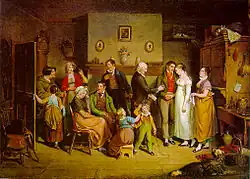 Джон Льюис Криммель. «Сельские свадьбы в Пенсильвании», 1820