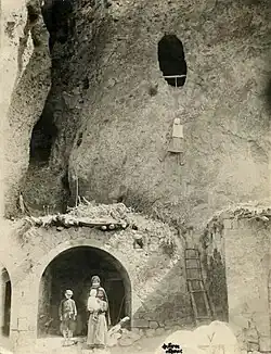 Пещерные жилища в 1883 года