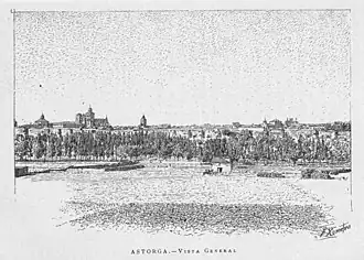 Вид Асторги, XIX-й век