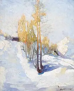 «Зимний день» (1907). Холст, масло