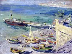 «Набережная в Крыму». 1913. Холст, масло. Третьяковская галерея, Москва