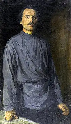 Афанасий Ефремович Куликов, 1933, автопортрет