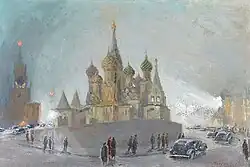 Вид на Красную площадь, 1940