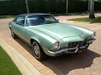 1973 Camaro, решётка радиатора с крупными ячейками с 1972 м.г.