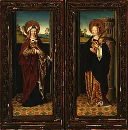 Святая Варвара и Святая Екатерина