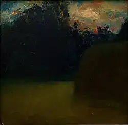 «Пейзаж», к/м, 47х48, 1983