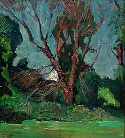 «Дерево», орг/м, 56х48,5, 1986