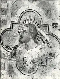 Пророк. Фрагмент фрески. 1340—1345. Церковь Санта-Мария-Новелла, Флоренция