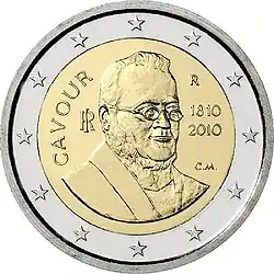 €2 — Италия 2010