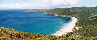 Вид на парк Уэст-Кейп-Хоуи от Шелли-Бич