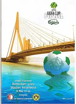 Обложка официальной программы к матчу