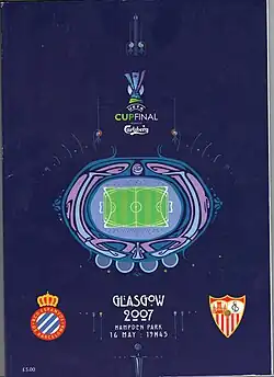 Обложка официальной программы к матчу